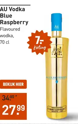 Gall & Gall AU Vodka Blue Raspberry 70CL aanbieding