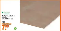 GAMMA Multiplex exterieur aanbieding