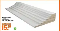 GAMMA Meubelpaneel wit aanbieding