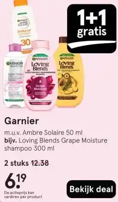 Etos Garnier aanbieding