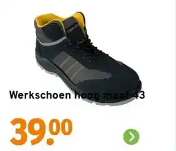 GAMMA Werkschoen hoog maat 43 aanbieding