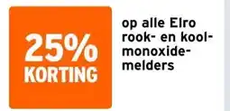 GAMMA op alle Elro rook- en kool- monoxide- melders aanbieding