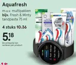 Etos Aquafresh aanbieding
