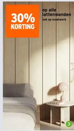 GAMMA op alle lattenwanden aanbieding