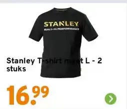 GAMMA Stanley T-shirt maat L - 2 stuks aanbieding