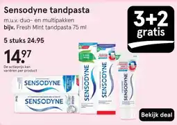 Etos Sensodyne tandpasta aanbieding