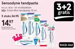 Etos Sensodyne tandpasta aanbieding