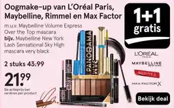 Etos Oogmake-up van L'Oréal Paris, Maybelline, Rimmel en Max Factor aanbieding