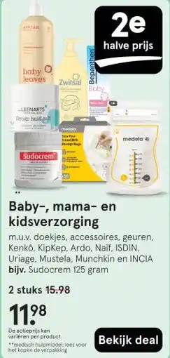 Etos Baby-, mama- en kidsverzorging aanbieding