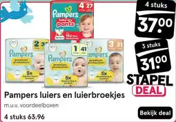 Etos Pampers luiers en luierbroekjes aanbieding
