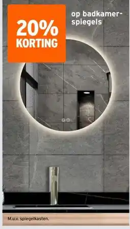 GAMMA op badkamer- spiegels aanbieding