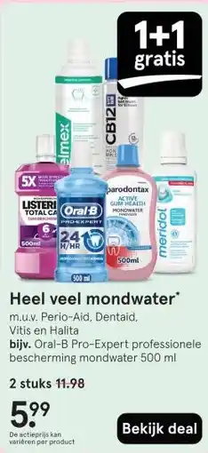 Etos Heel veel mondwater aanbieding