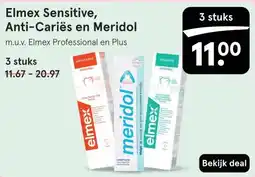 Etos Elmex Sensitive, Anti-Cariës en Meridol aanbieding