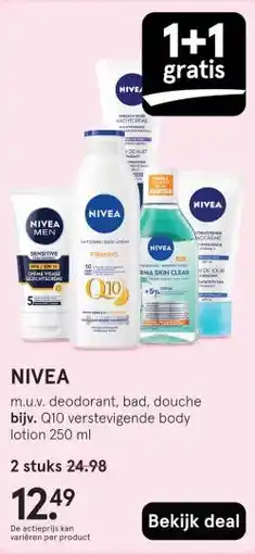 Etos NIVEA aanbieding
