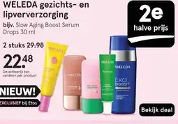 Etos WELEDA gezichts- en lipververzorging aanbieding