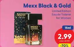 Die Grenze Mexx Black & Gold aanbieding