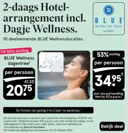 Etos 2-daags Hotel- arrangement incl. Dagje Wellness. aanbieding