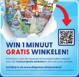 Die Grenze Win 1 minuut gratis winkelen! aanbieding