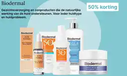 De Online Drogist Biodermal 50% korting aanbieding