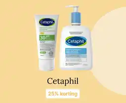 De Online Drogist Cetaphil 25% korting aanbieding