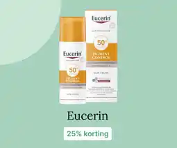 De Online Drogist Eucerin 25% korting aanbieding