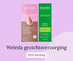 De Online Drogist Weleda gezichtsverzorging 25% korting aanbieding