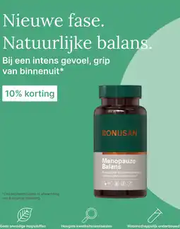 De Online Drogist Nieuwe fase. Natuurlijke balans. 10% korting aanbieding