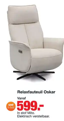 Budget Home Store Relaxfauteuil Oskar aanbieding