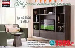 Budget Home Store Cinewall Brian L 154 cm aanbieding