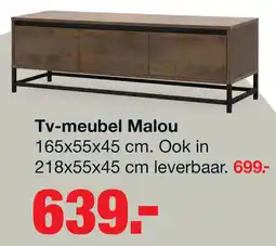 Budget Home Store Tv-meubel Malou 165 cm aanbieding