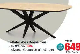 Budget Home Store Eettafel Wies Rechthoek aanbieding