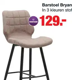 Budget Home Store Barstoel Bryan Pebble aanbieding