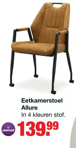 Budget Home Store Eetkamerstoel Allure Taupe aanbieding