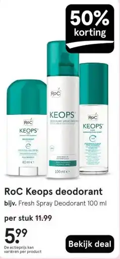Etos RoC Keops deodorant aanbieding