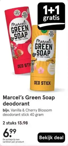 Etos Marcel's Green Soap deodorant aanbieding
