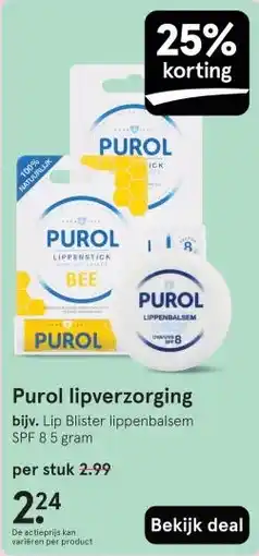 Etos Purol lipverzorging aanbieding
