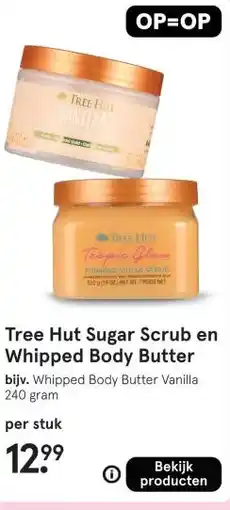 Etos Tree Hut Sugar Scrub en Whipped Body Butter aanbieding