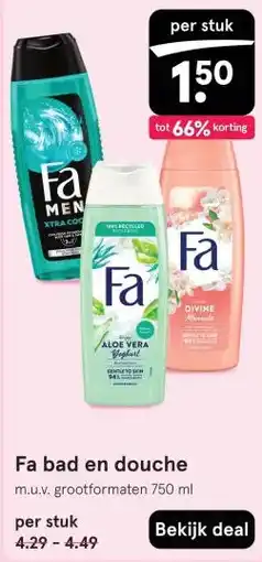 Etos Fa bad en douche aanbieding