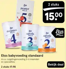 Etos Etos babyvoeding standaard aanbieding
