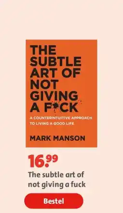 Bruna The subtle art of not giving a fuck aanbieding