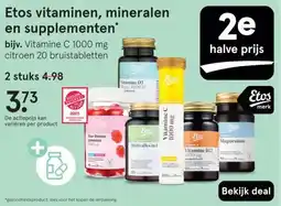 Etos Etos vitaminen, mineralen en supplementen aanbieding