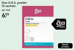 Etos Etos O.R.S. poeder 10 sachets aanbieding