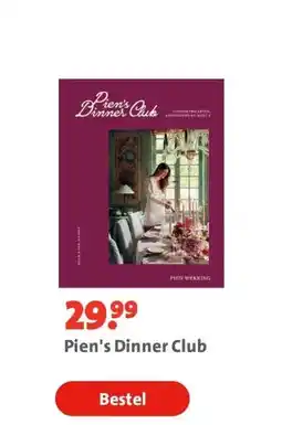 Bruna Pien's Dinner Club aanbieding