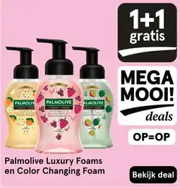 Etos Palmolive Luxury Foams en Color Changing Foam aanbieding