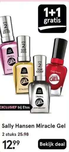 Etos Sally Hansen Miracle Gel aanbieding
