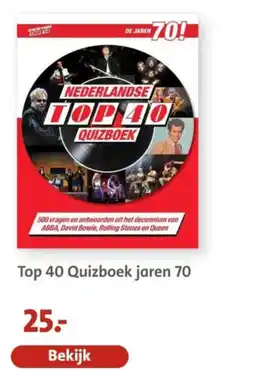 Bruna Top 40 Quizboek jaren 70 aanbieding