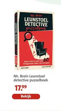 Bruna Mr. Brein Leunstoel detective puzzelboek aanbieding