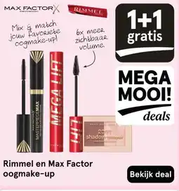 Etos Rimmel en Max Factor oogmake-up aanbieding