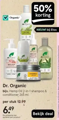 Etos Dr. Organic aanbieding