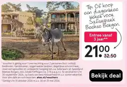 Etos Safari Hotel Beekse Bergen aanbieding